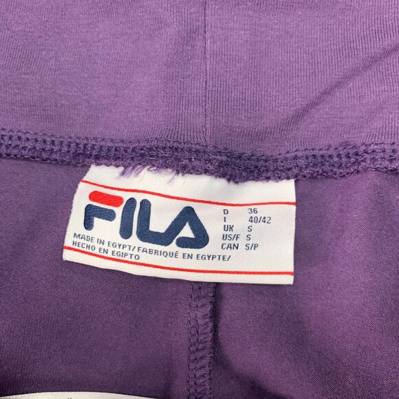 Fila Legging Womens S Small Grape Cotton Blend High Waist Pull On Skinny Ankle - Picture 6 of 15